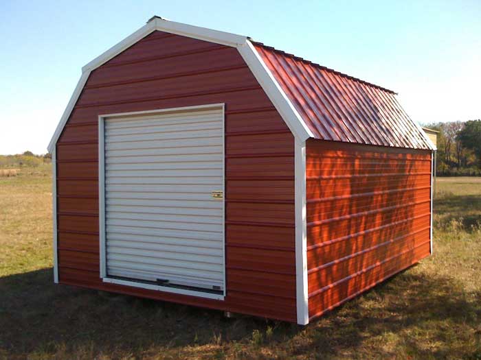Portable Gambrel Style Storage Building