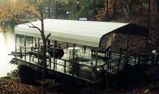 metal boat dock cover