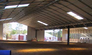 Horse barns