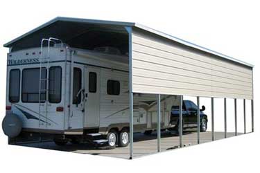 Metal RV cover / canopy